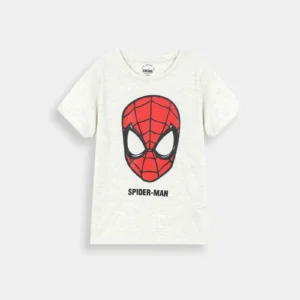 kayvio boys tshirt hgrey printed