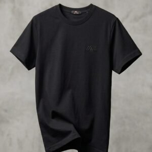 mimi fashion | essential black crew neck tee – summer collection 2026