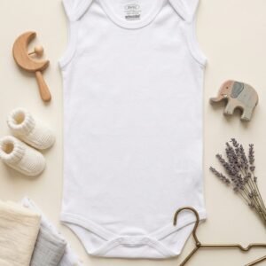 premium interlock sleeveless baby romper | tank onesie pack of 3