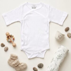 organic cotton interlock baby romper