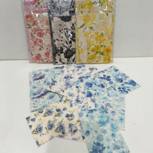 vintage floral journaling & scrabooking paper sticker set