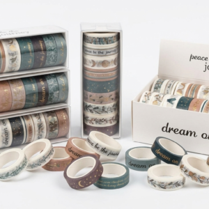 vintage / retro themed washi tape set