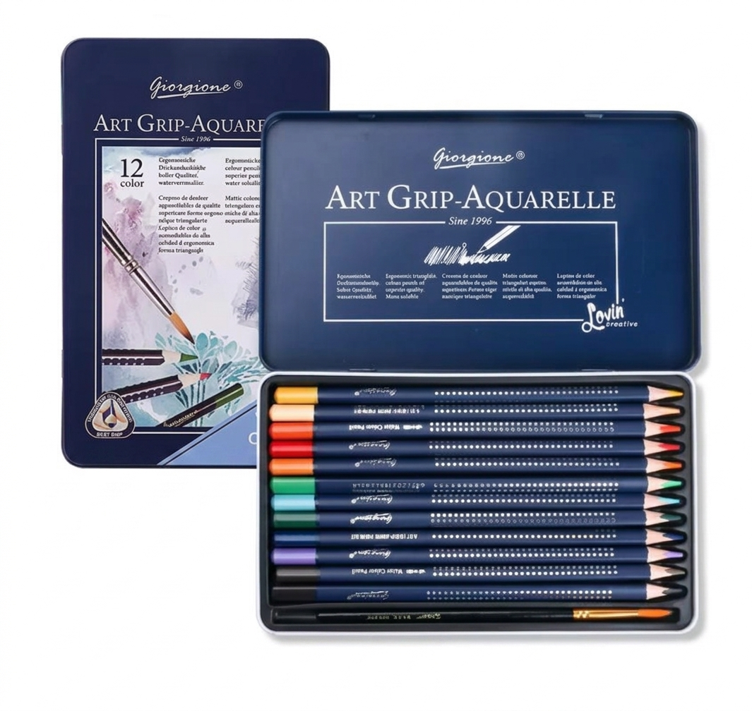 giorgione art grip aquarelle watercolor pencil set pack of 12 giorgione art grip aquarelle watercolor pencil set pack of 12